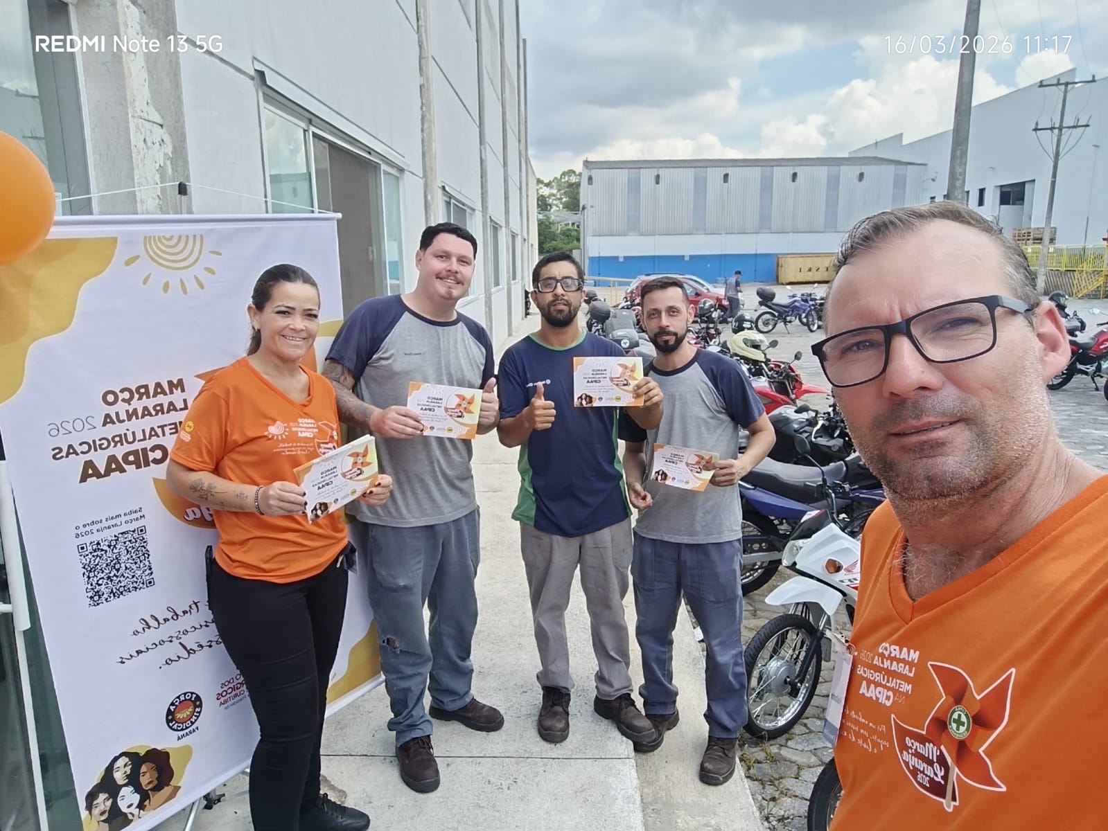 Março Laranja na Nelson do Brasil