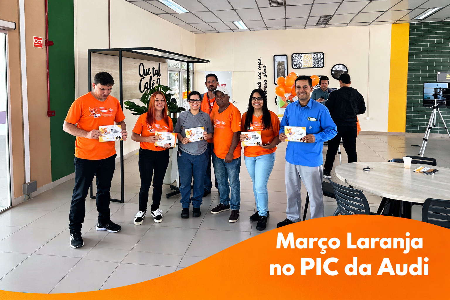 Março Laranja no PIC da Audi
