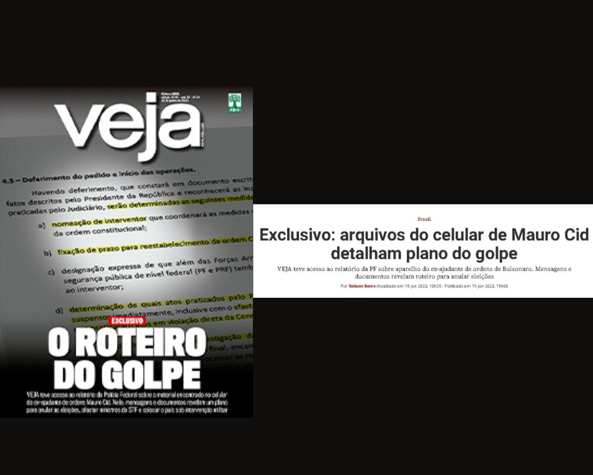 Revista Veja publica detalhes da tentativa de golpe de estado após as eleições