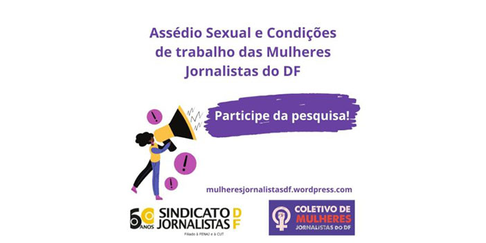Coletivo de Mulheres Jornalistas do DF lança pesquisa sobre assédio e condições de trabalho