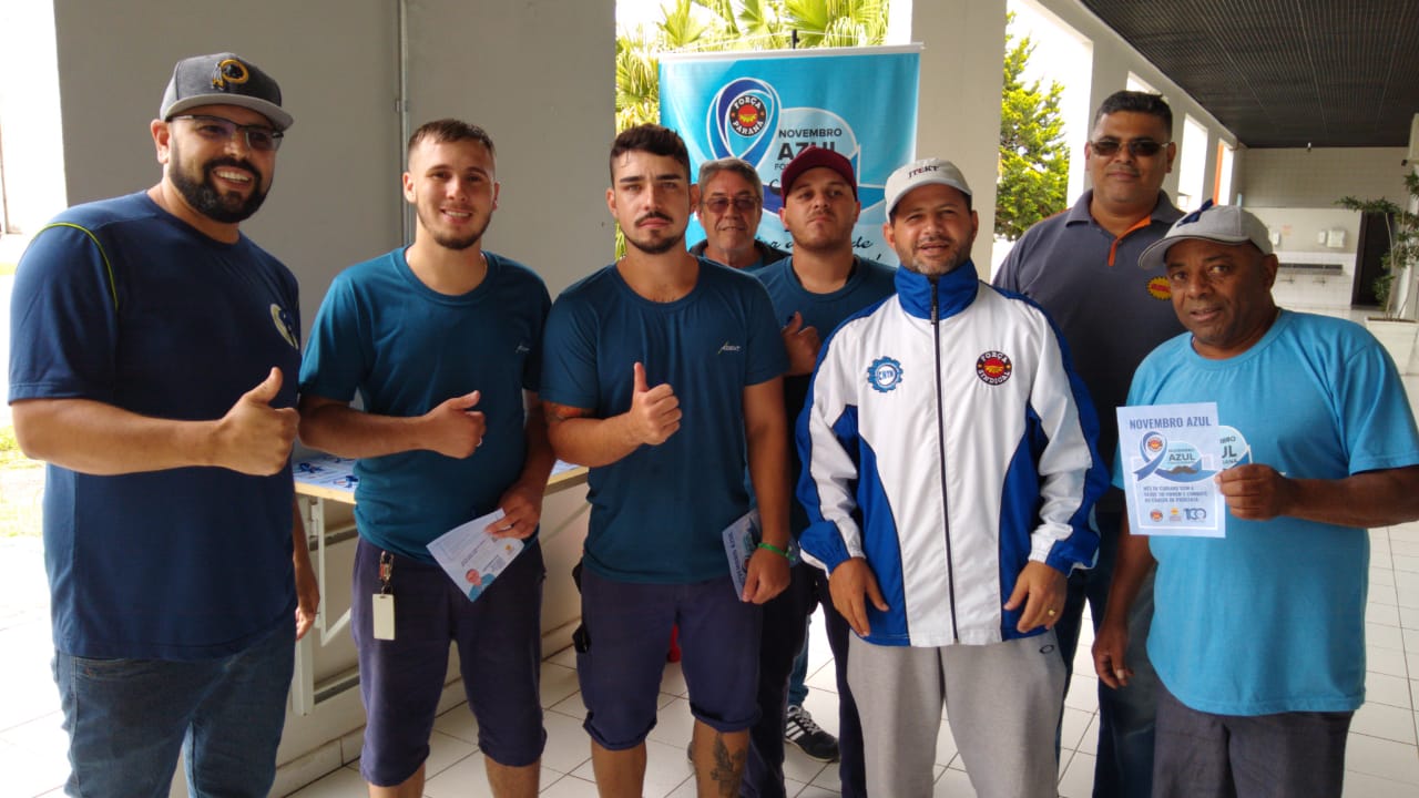 Trabalhadores do PIC recebem a campanha Novembro Azul