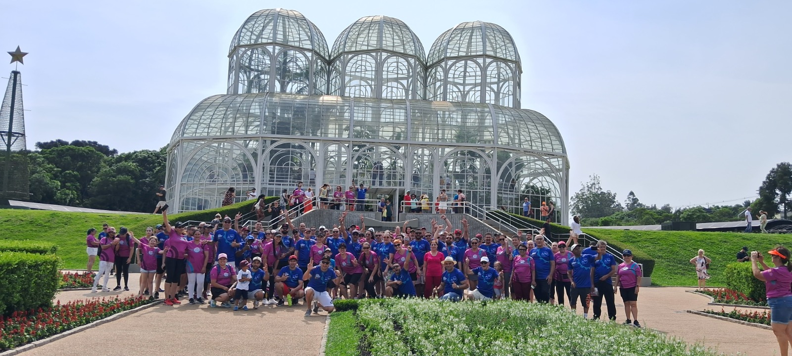 Conscientização e saúde! SMC realiza Caminhada Rosa e Azul no Jardim Botânico