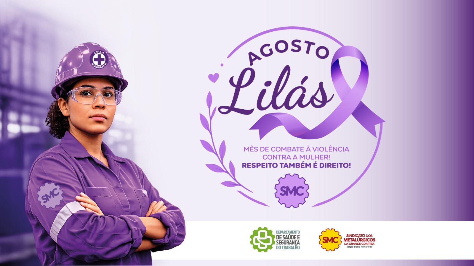 AGOSTO LILÁS: CIPAA E SMC JUNTOS NA LUTA CONTRA O ASSÉDIO E À VIOLÊNCIA CONTRA A MULHER