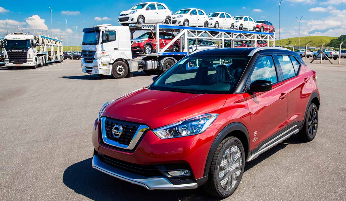Nissan atinge 50 mil veículos produzidos no Brasil para exportação
