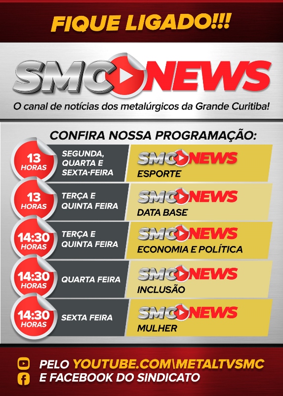 Fique por dentro da programação do SMC News!