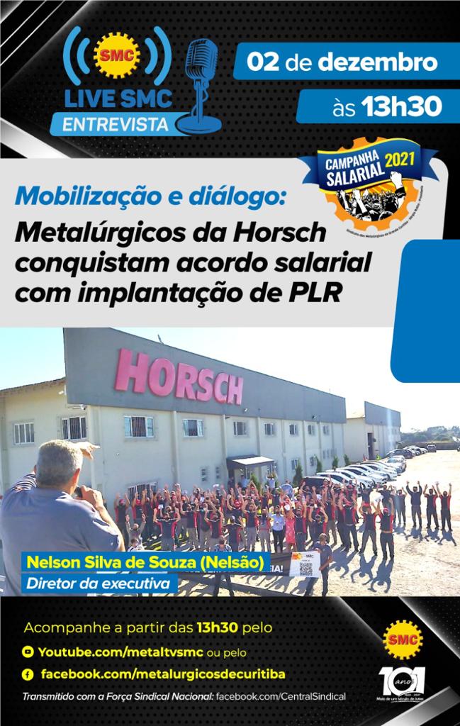 LiveSMC: Metalúrgicos da Horsch conquistam acordo salarial com implantação de PLR!