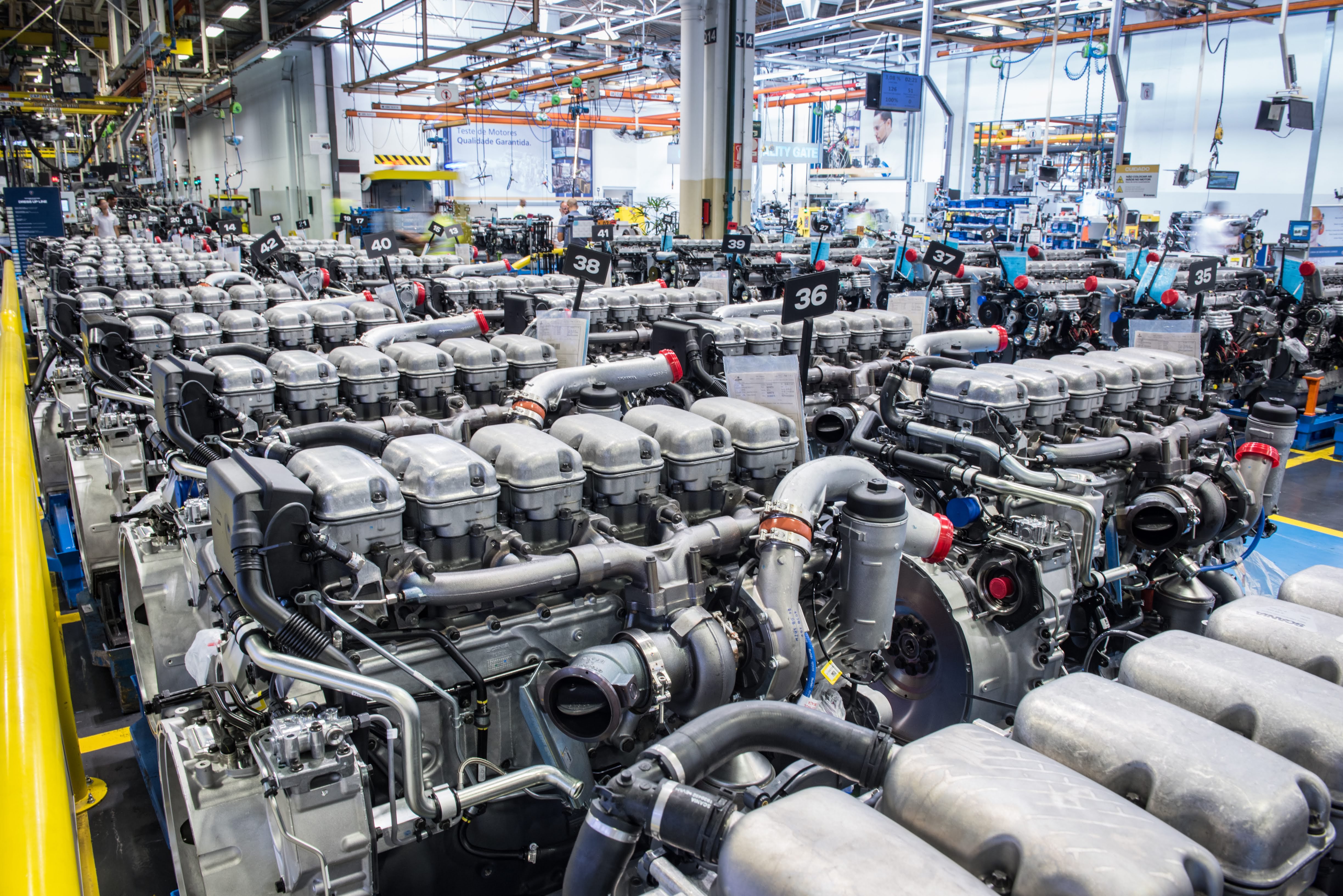 Scania amplia fábrica de motores em São Bernardo